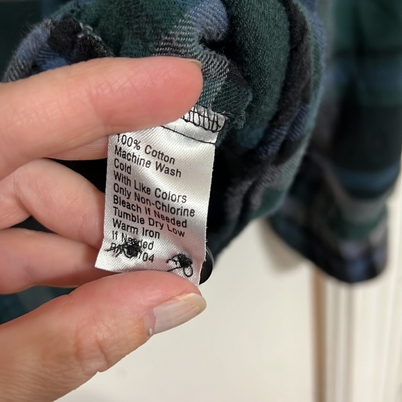 True Craft Mens Long Sleeve 2 Pocket Button Down 100% Cotton XXL - Picture 6 of 6